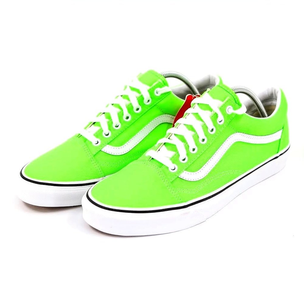 Vans Old Skool Gecko Neon Sneaker Shoes Lace Up